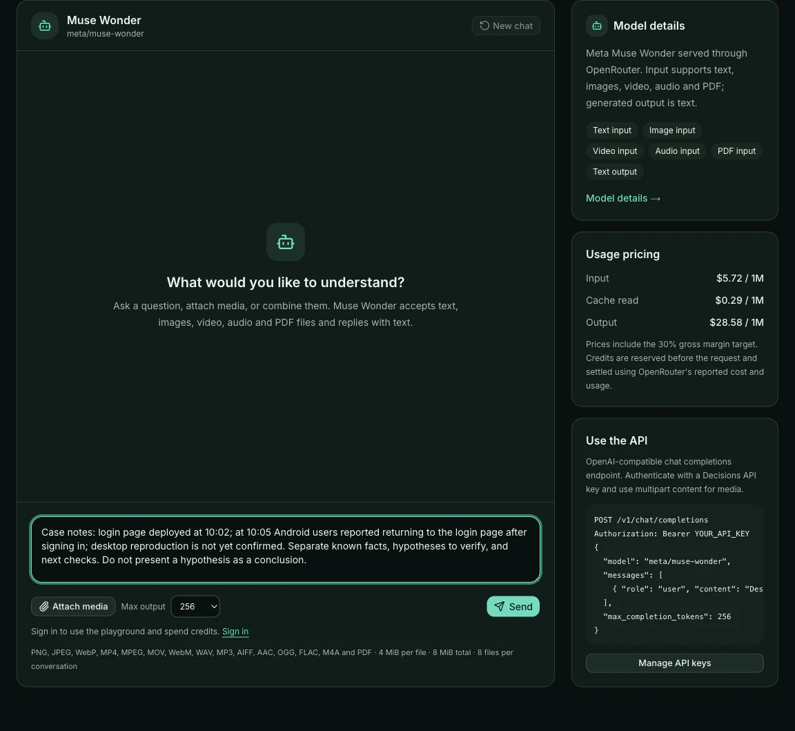 The English playground with the login incident case prepared before sending