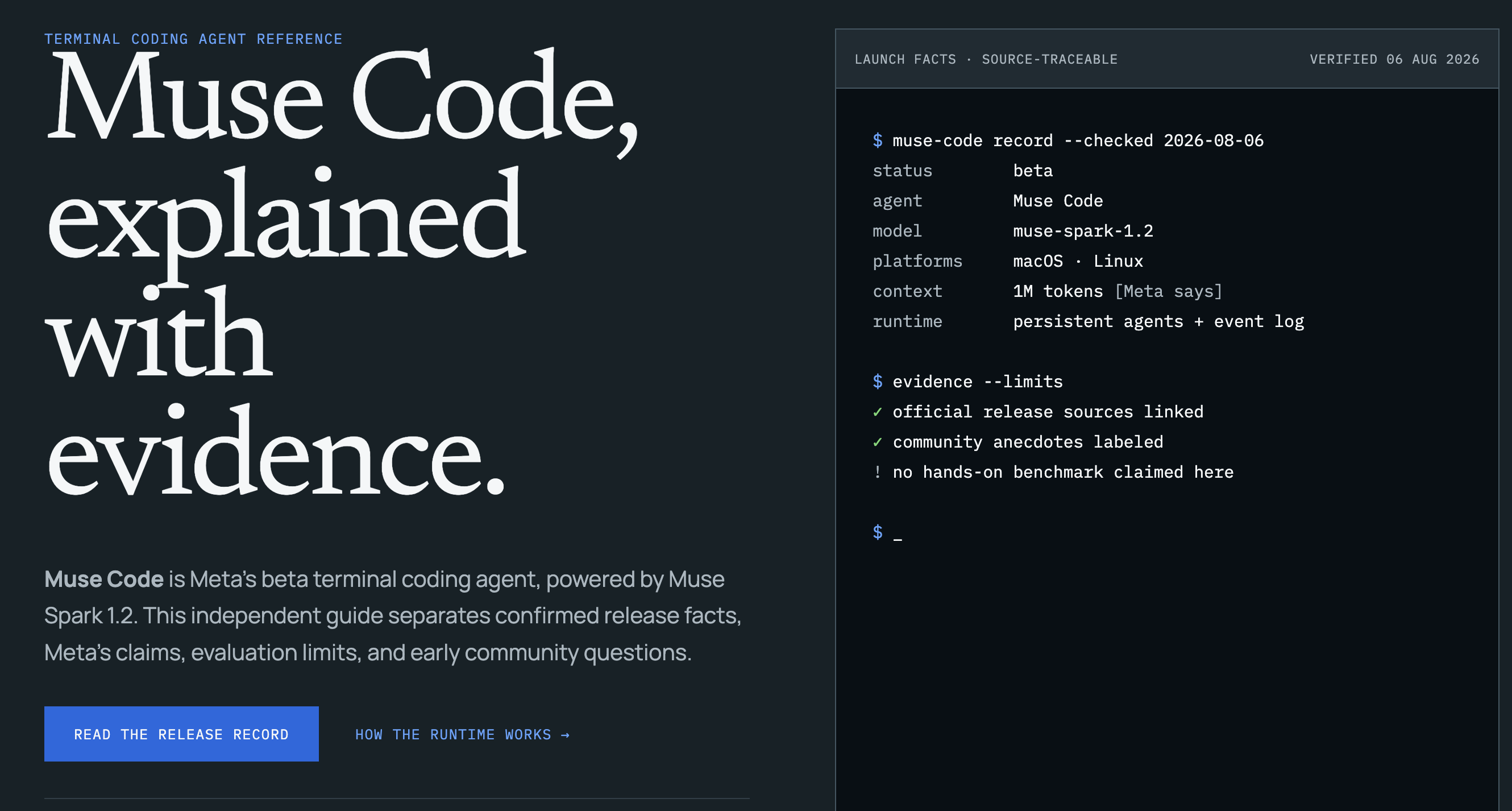 Muse Code cover