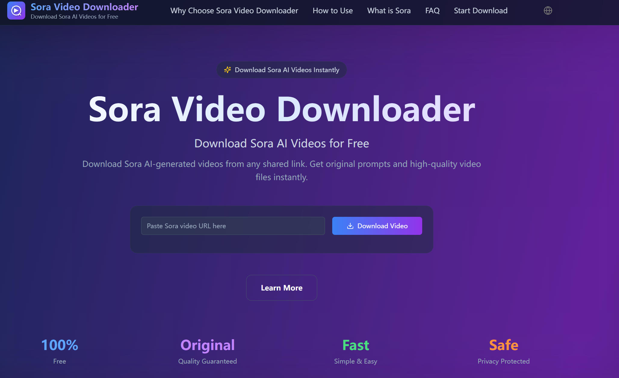 Sora Video Downloader cover
