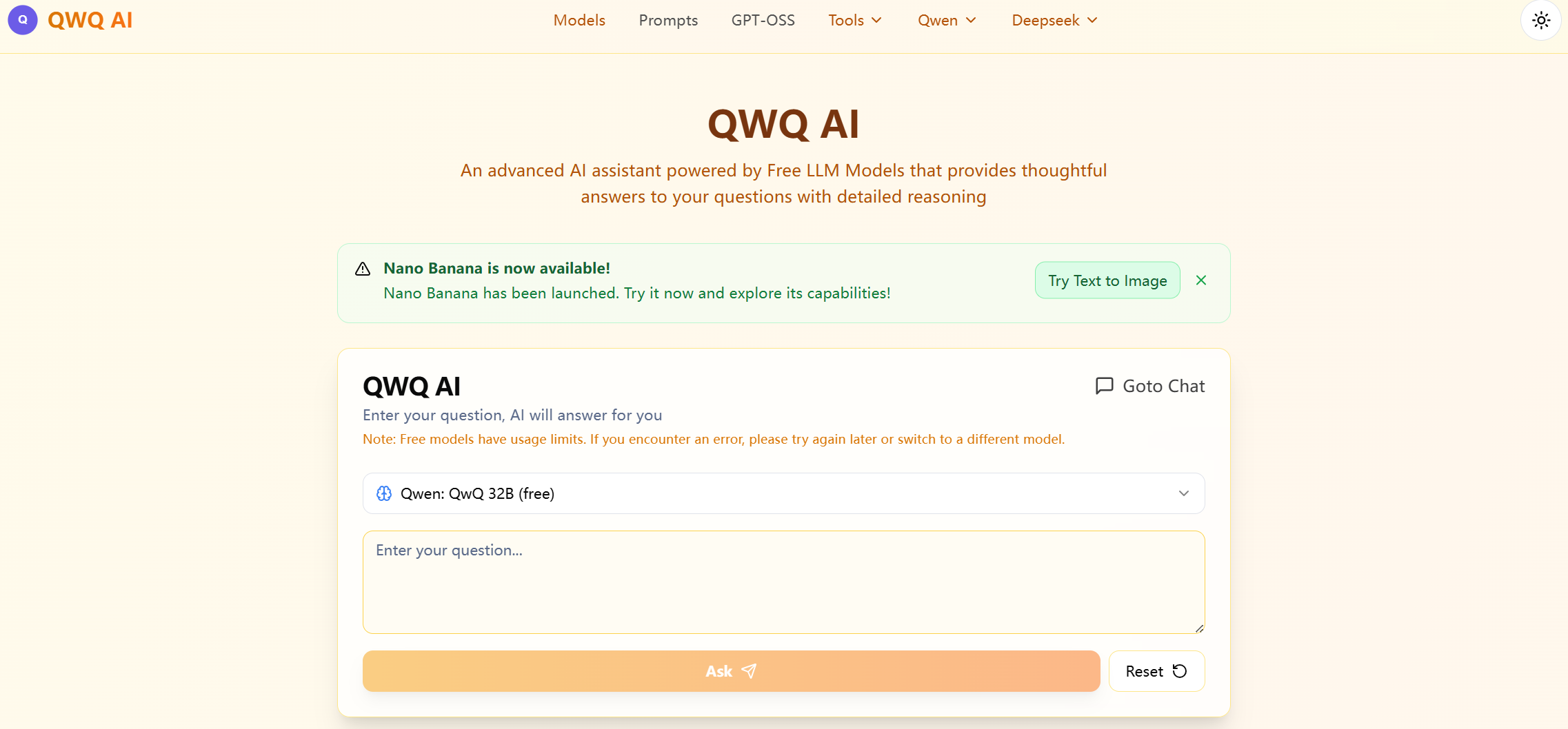 QWQ AI cover