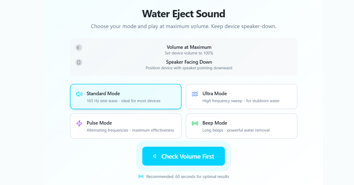 Water Removal Sound cover