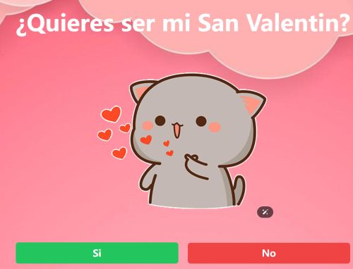 ¿Quieres ser mi San Valentin
