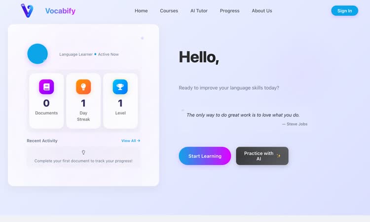 vocabirth netlify app