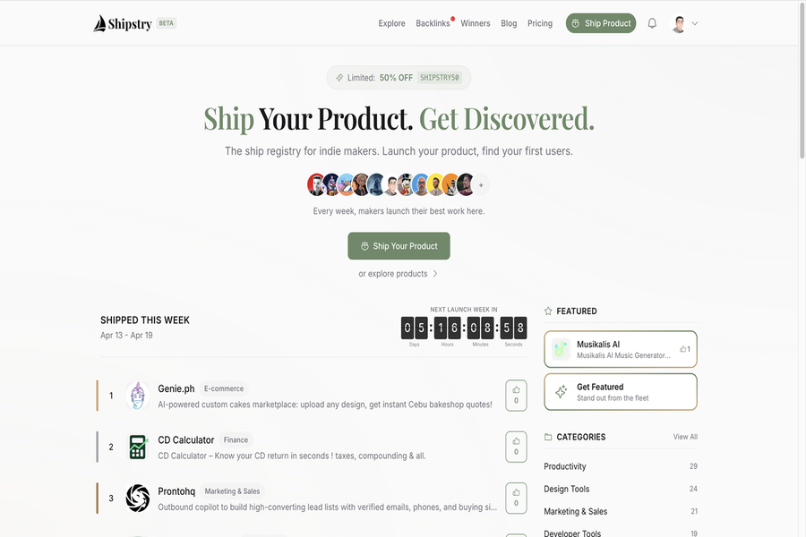The Ship Registry for Makers cover