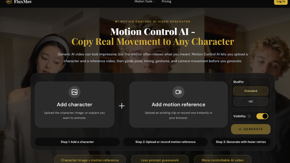 FluxMov – Motion Control AI cover