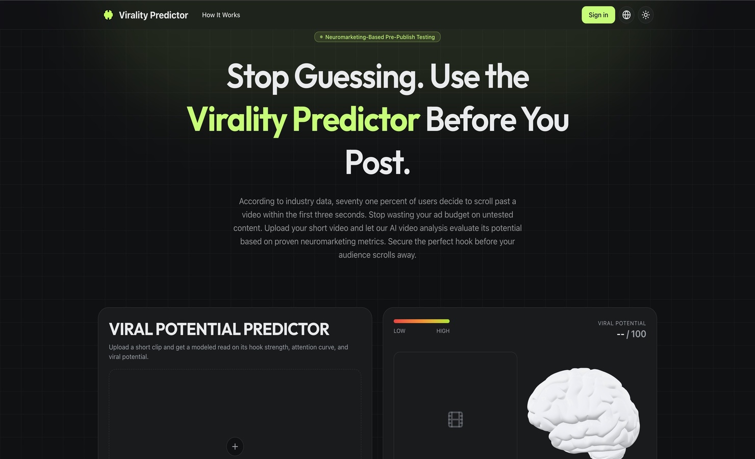 Virality Predictor cover