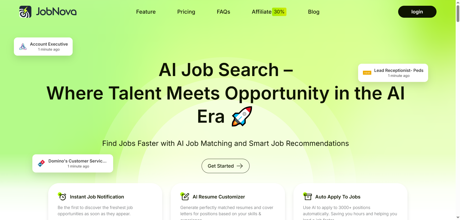 AI-powered job search platform cover