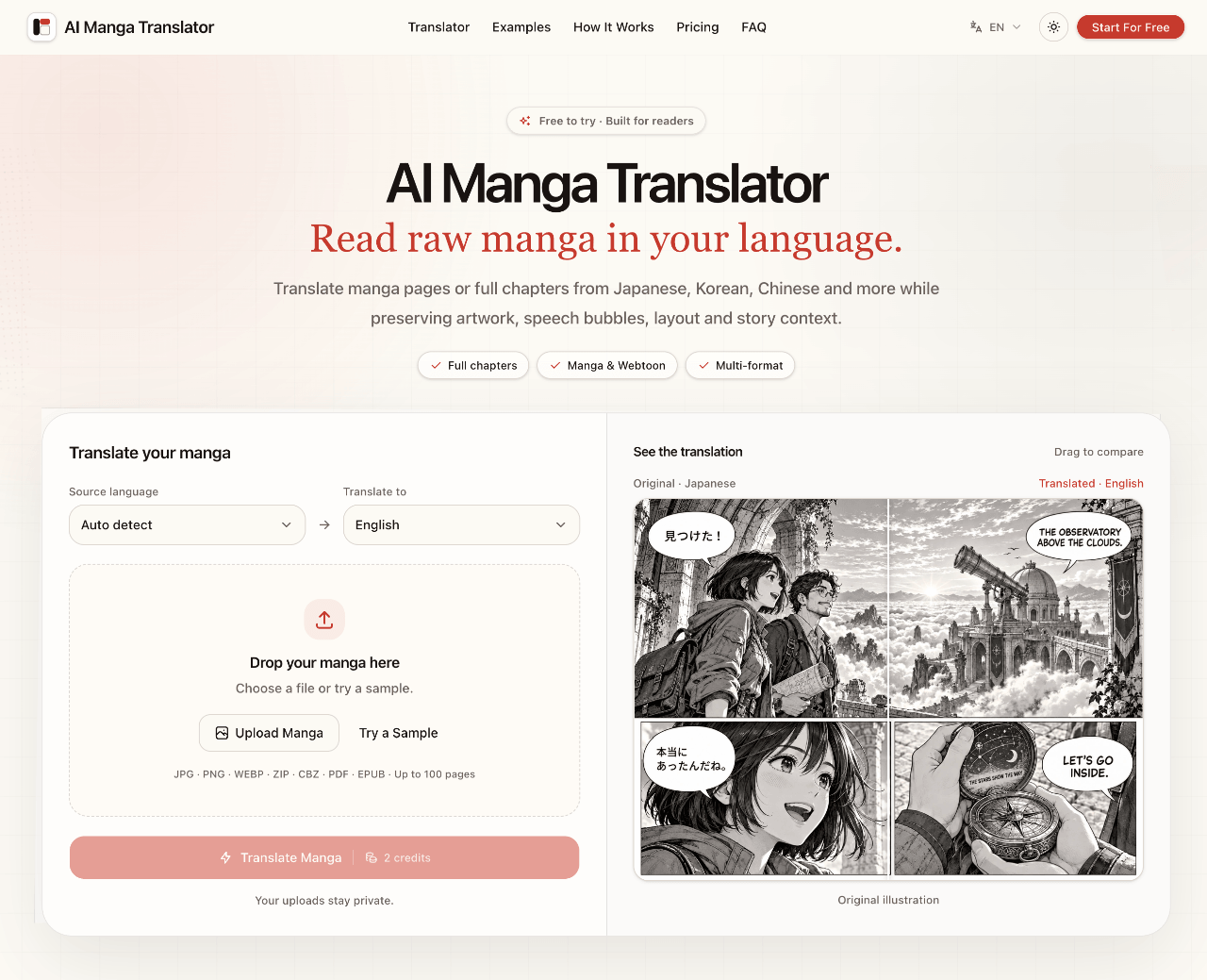 AI Manga Translator cover