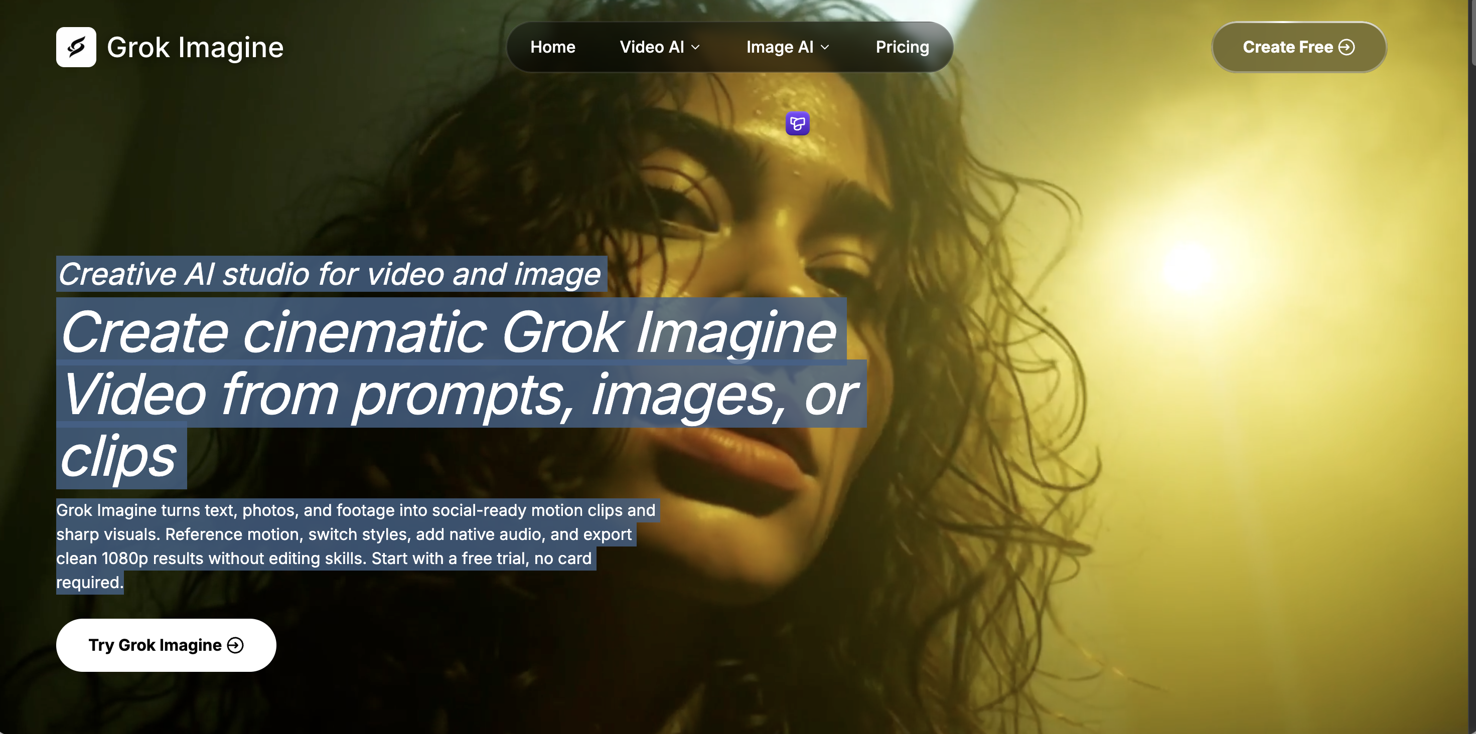 Grok Imagine cover