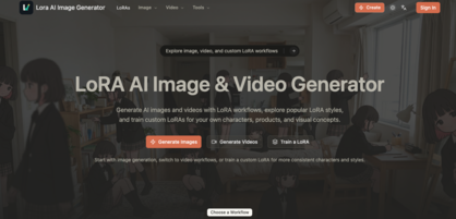 Lora AI Image Generator for lora AI Imag cover