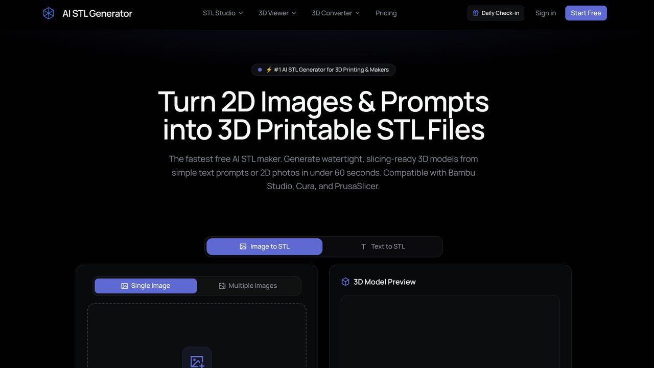 AI STL Generator cover