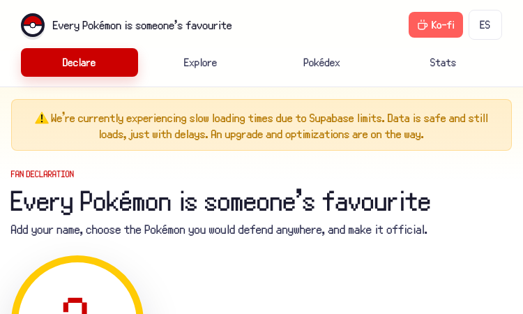 Favorite Pokemon Vercel