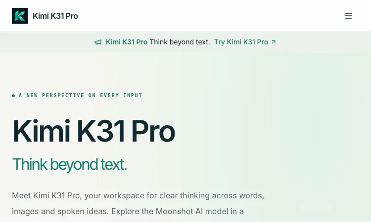 Kimi K3.1 Pro