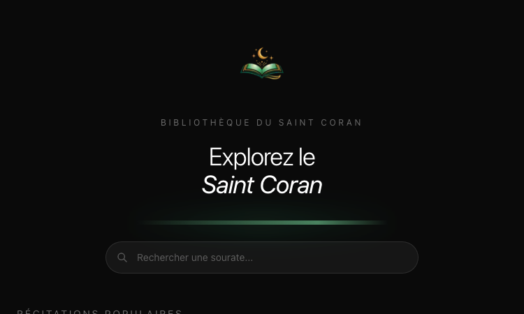 Recitation Smoky Vercel App