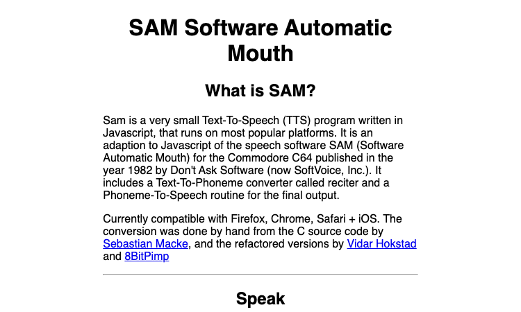 Sam Tts cover