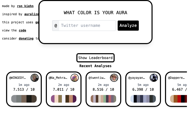 Twitter Aura